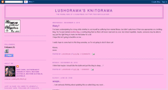 Desktop Screenshot of lushoramasknitorama.blogspot.com