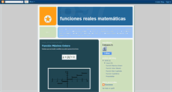 Desktop Screenshot of funcionesrealesmatematicas.blogspot.com