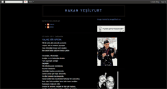 Desktop Screenshot of hakanyesilyurt.blogspot.com