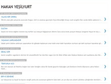 Tablet Screenshot of hakanyesilyurt.blogspot.com