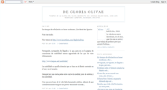 Desktop Screenshot of degloriaolivae.blogspot.com