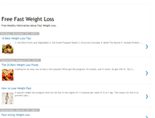Tablet Screenshot of freefastweightloss.blogspot.com