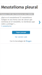 Mobile Screenshot of mesoteliomapleural.blogspot.com