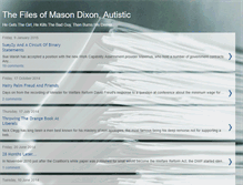 Tablet Screenshot of masondixonautistic.blogspot.com