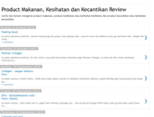 Tablet Screenshot of makansihatcantik.blogspot.com