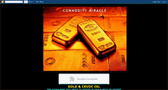 Desktop Screenshot of commoditymiracle.blogspot.com