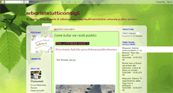 Desktop Screenshot of erboristatutticonsigli.blogspot.com