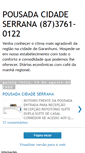 Mobile Screenshot of pousadacidadeserrana.blogspot.com