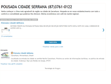Tablet Screenshot of pousadacidadeserrana.blogspot.com
