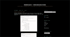Desktop Screenshot of kendari-underground.blogspot.com