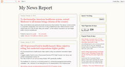 Desktop Screenshot of mynewsreport.blogspot.com