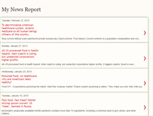 Tablet Screenshot of mynewsreport.blogspot.com
