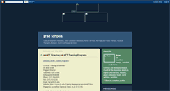 Desktop Screenshot of gradschools.blogspot.com