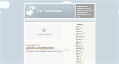 Desktop Screenshot of ear-thermometer.blogspot.com