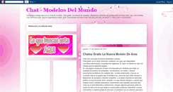 Desktop Screenshot of la-modelo-chat-linda.blogspot.com