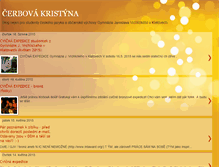 Tablet Screenshot of cerbova-kristyna.blogspot.com