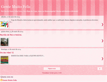 Tablet Screenshot of gentemuitomaisfeliz.blogspot.com