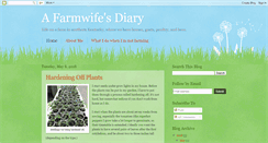 Desktop Screenshot of farmwifesdiary.blogspot.com