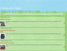 Tablet Screenshot of farmwifesdiary.blogspot.com