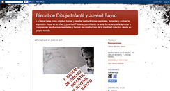 Desktop Screenshot of bienalbayro.blogspot.com