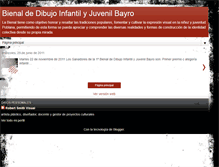 Tablet Screenshot of bienalbayro.blogspot.com