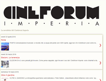 Tablet Screenshot of cineforumimperia.blogspot.com