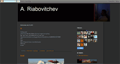 Desktop Screenshot of andreiriabovitchev.blogspot.com