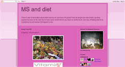 Desktop Screenshot of ms-and-diet.blogspot.com