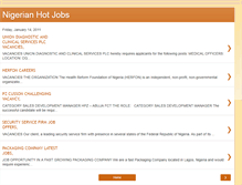 Tablet Screenshot of hotnigeriajob.blogspot.com