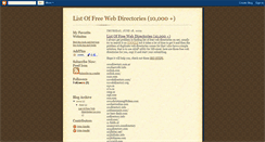 Desktop Screenshot of freewebdir.blogspot.com