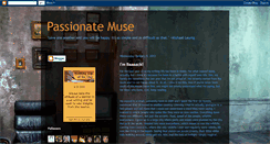 Desktop Screenshot of passionatemuse.blogspot.com