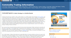Desktop Screenshot of commoditytradinginformation.blogspot.com