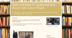 Desktop Screenshot of jualhtyaesuft250r.blogspot.com