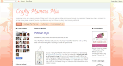 Desktop Screenshot of crafty-mamma-mia.blogspot.com