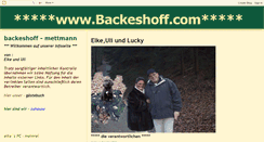 Desktop Screenshot of eubackeshoff.blogspot.com