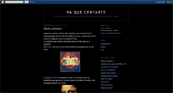 Desktop Screenshot of paquecontarte.blogspot.com