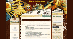 Desktop Screenshot of elartesinfronteras.blogspot.com