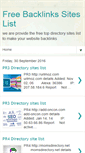 Mobile Screenshot of freebacklinkssites.blogspot.com