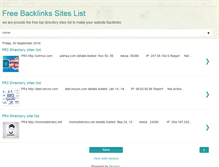 Tablet Screenshot of freebacklinkssites.blogspot.com