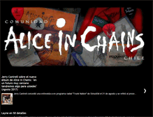 Tablet Screenshot of aliceinchainschile.blogspot.com