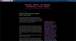 Desktop Screenshot of mondogossipenotizie.blogspot.com