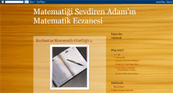 Desktop Screenshot of bizimmatematematikeczanemiz.blogspot.com