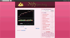 Desktop Screenshot of niftyoptiontrading.blogspot.com