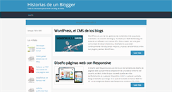 Desktop Screenshot of historias-de-un-blogger.blogspot.com