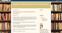 Desktop Screenshot of explorechristianityinluxembourg.blogspot.com