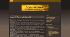 Desktop Screenshot of academicsecret.blogspot.com