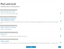 Tablet Screenshot of plumandlevel.blogspot.com