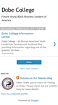 Mobile Screenshot of dobecollege.blogspot.com