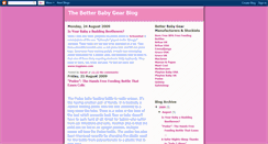 Desktop Screenshot of betterbabygear.blogspot.com