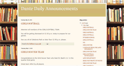 Desktop Screenshot of danteacademynews.blogspot.com